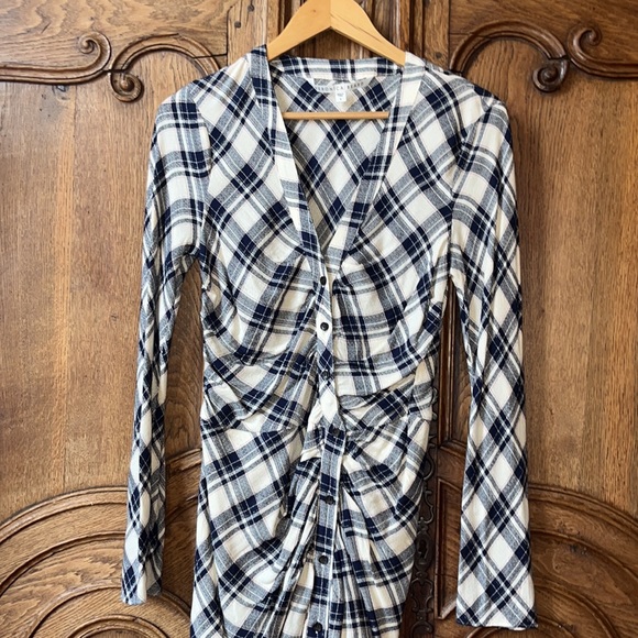 VERONICA BEARD Rowe Dress in Plaid - Picture 6 of 16